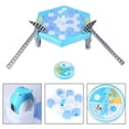 thumbnail image 2 of Juego de mesa rompehielos con trampa para pingüinos, juego de escritorio para padres e hijos, tablero educativo infantil, juguete para golpear, 2 of 4