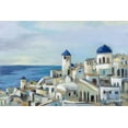 thumbnail image 2 of Vassileva, Silvia 14x11 White Modern Wood Framed Museum Art Print Titled - Santorini View I, 2 of 4