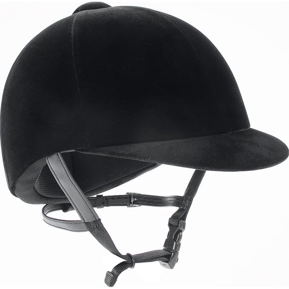 Casco de equitación IRH Medalist Velveteen negro talla 6.875