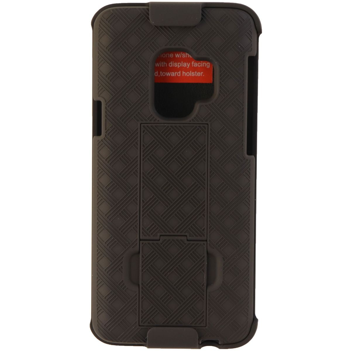 Verizon Shell Case and Holster Combo for Samsung Galaxy S9 Smartphones - Black