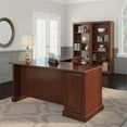thumbnail image 3 of Saratoga Executive L Desk and 2 Bookcases in Harvest Cherry - Engineered Wood, 3 of 8
