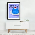 thumbnail image 6 of Blue Jelly - Typography Pop Art Kitchen Decor Modern Art Fruit Surrealism Black Framed Wall Art Print 20 x 30 inches, 6 of 7