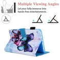 thumbnail image 4 of Allytech Folio Case for Kindle Fire 7" Tablet Amazon Fire 7 9th/7th/5th Gen 2019/2017/2015 Release, Premium PU Leather Impact Resistant Folio Stand Smart Auto Sleep & Wake Shell Case, Butterfly, 4 of 8