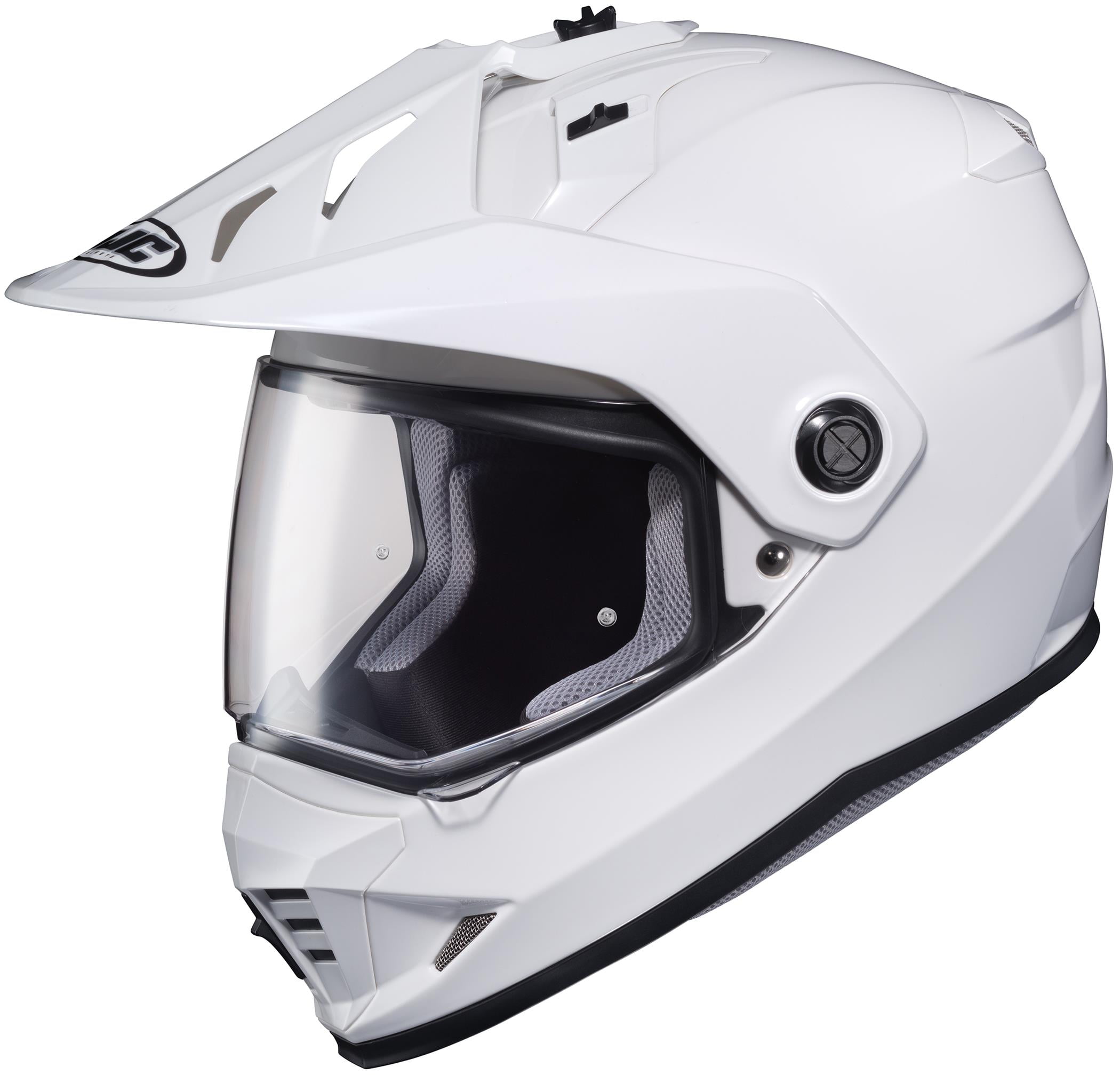 HJC Helmets Unisex-Adult Full-Face-Helmet-Style DS-X1 Solid Helmet White, Medium 