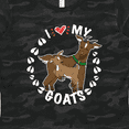 thumbnail image 4 of Inktastic I Heart My Goats with Cute Goats and Hoof Prints Women's T-Shirt, 4 of 5