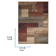 thumbnail image 2 of Livabliss Area Rugs for Living Room, 4x5 Riley Modern Brown Rug, Bedroom Dining Room Home Decor Stain Resistant Carpet (3'11" x 5'3"), 2 of 7