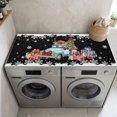 Protector 2073 Washer and Dryer Topper Protector Mat 54x27.5 in, Black Christmas ...