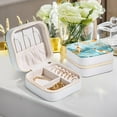 thumbnail image 6 of Mother's Day Kangaroo Compact Jewelry Box Organizer with Imitation Metal Zipper and Small Grid for Rings, Earrings, Bracelets – Stylish and Exquisite Design, 6 of 6