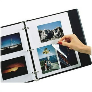 Large Padded Photo Album Magnetic Self-Stick 3 Ring Photo Album, 50 Double  Sided Photo Mounting Sheets (100 Pages), by Better Office Products, 11.5 x