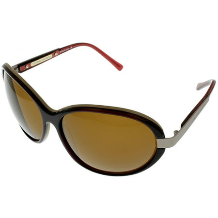 Costume National Sunglasses Womens CN 5009 04 Bordeaux Oval Size: Lens/ Bridge/ Temple: 65-15-125