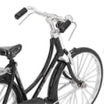 thumbnail image 3 of Bike Model Retro Bicycle Model Ornament Vintage Alloy Bike Figurine Lifelike Bike Collection Decoration for Kids Women Black, 3 of 4