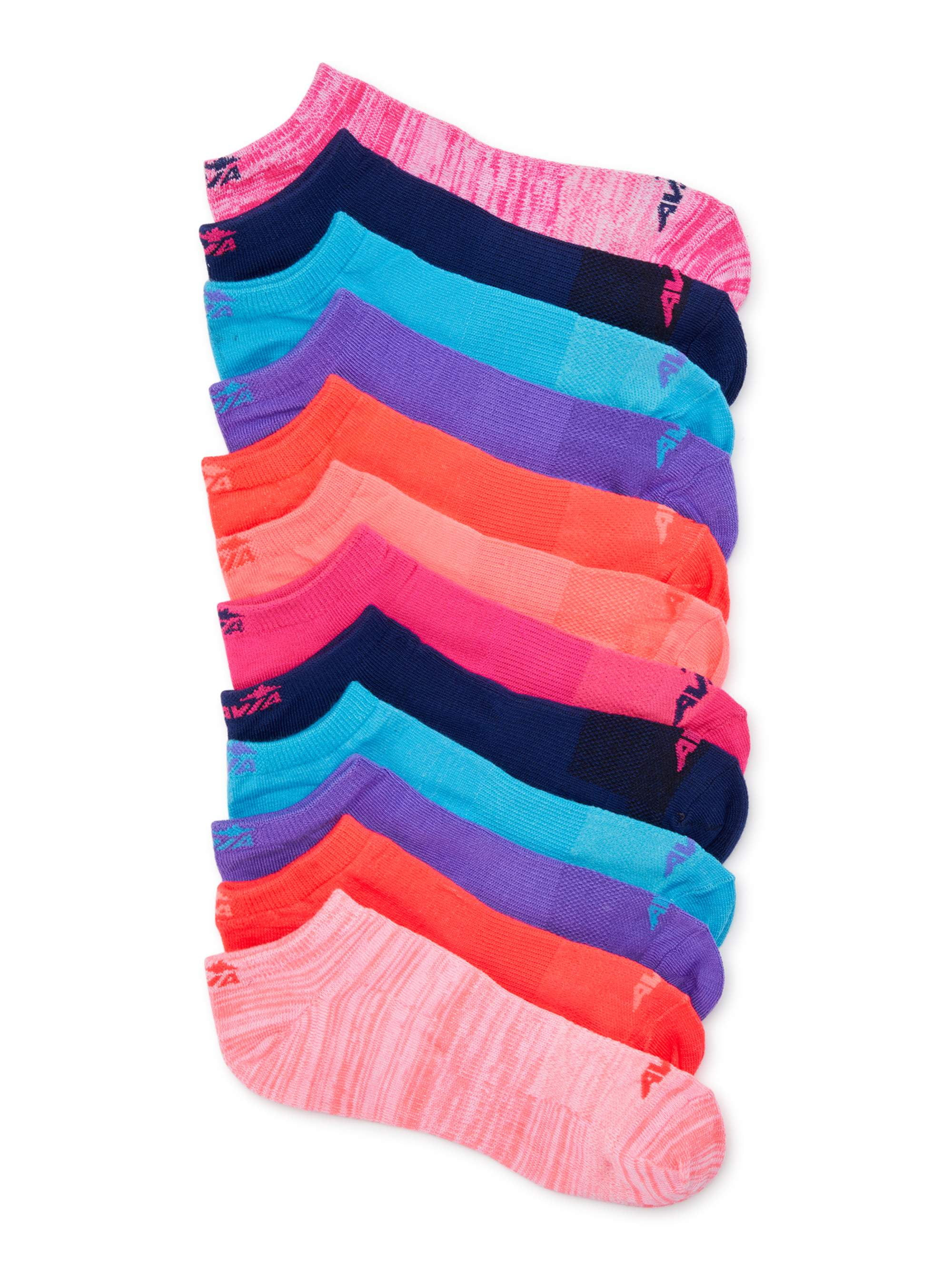 Avia Avia Women's Performance NoShow Socks, 12 Pack