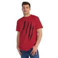thumbnail image 3 of Effete Feline Claw Marks Scratch Organic Unisex Classic T-Shirt, 3 of 4