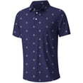 thumbnail image 6 of Iceglad Golf Shirts for Men Short Sleeve Dry Fit Print Performance Moisture Wicking Polo Shirt, 6 of 8