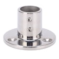 thumbnail image 2 of Base Ronde pour Main Courante de Bateau, Raccord de Base Ronde en Acier Inoxydable 316 pour Tube de 25mm/1 Po, 2 of 7