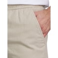 thumbnail image 4 of Chaps Men's & Big Men's Seacoast Wash Linen Blend Pull On Shorts, 9" Inseam, Sizes S-2XL, 4 of 4