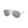 thumbnail image 6 of Michael Kors Chelsea Bright MK 1101B Metal Womens Aviator Sunglasses Silver 60mm Adult, 6 of 7
