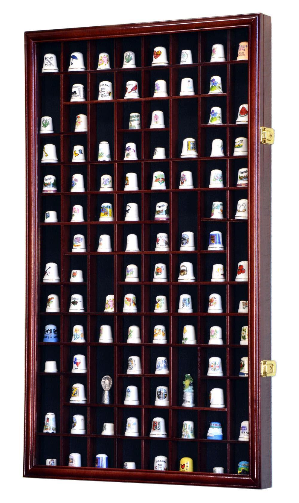100 Opening Thimble / Small Miniature Display Case
