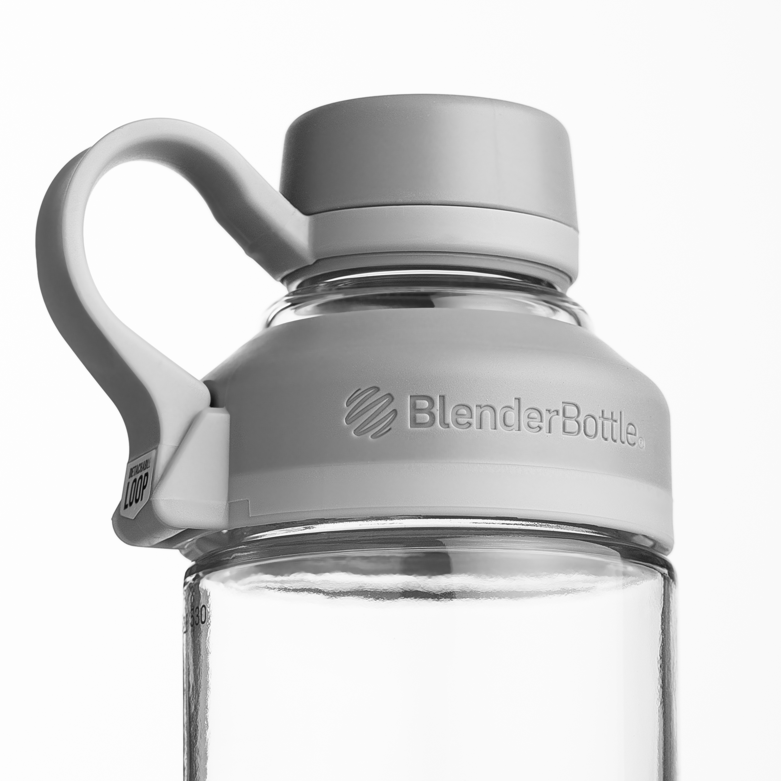 BlenderBottle Mantra 20 oz Glass Shaker Bottle Purple Plum with Twist Lid - image 4 of 10