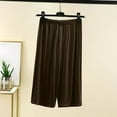thumbnail image 6 of Kaemgyyd Womens Pajama Pants Flowy Wide Leg Capri Yoga Pants Lounge Comfy Sleep Pj Bottoms Sleepwear with Pockets, 6 of 6