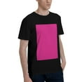 thumbnail image 2 of Bingfone Darkmagenta Men'S Loose Fit Short-Sleeve Pocket T-Shirt, 2 of 7