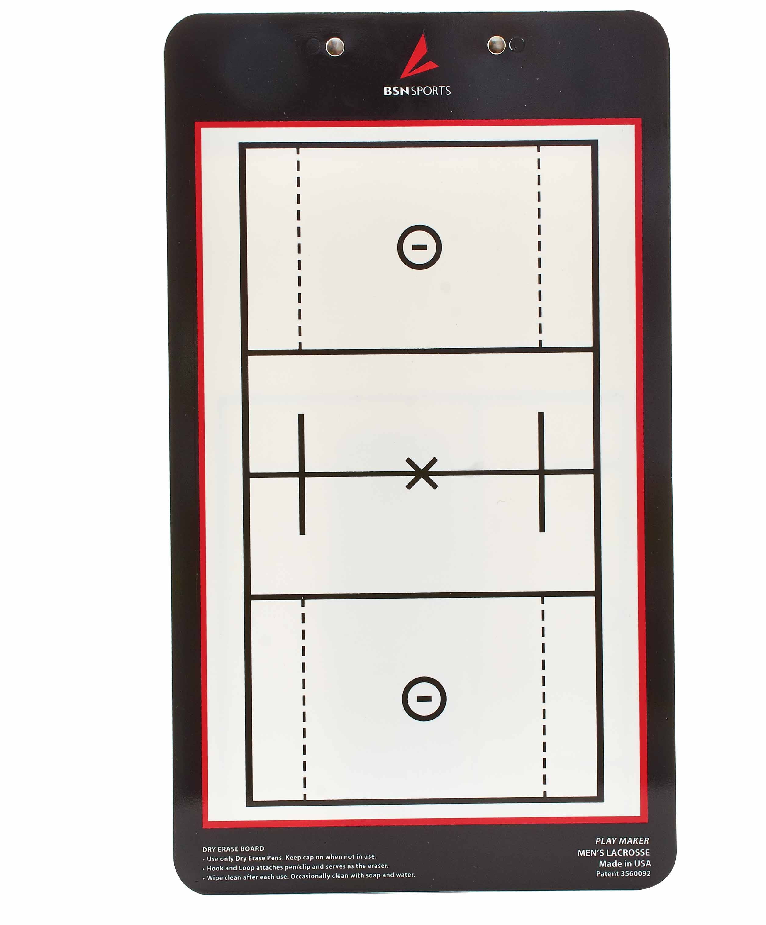 BSN SPORTS? Double Sided Men's Lacrosse Coaching Board