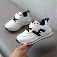 thumbnail image 2 of Fjofpr Shoes for Girls Sneakers for Girls Sneakers for Boys Toddler Toddler Infant Kids Baby Girls Boys Leather Breathable Soft Sneakers Shoes, 2 of 8