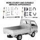 thumbnail image 4 of Tholdsy Eje diferencial de eje trasero duradero de aleación de aluminio para 1/10 WPL D12 RC pieza de coche RC accesorios de coche piezas de Kits de construcción modelo Plata, 4 of 6