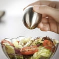 thumbnail image 3 of Ensemble de 2 Poivrières en Acier Inoxydable en Forme d'Oeuf, Salière, Outil de Cuisine, 3 of 5