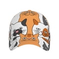 thumbnail image 2 of Balery Funny Cats Baseball Cap For Women Men,Adjustable Size For Running Workouts And Outdoor Activities All Seasons, 2 of 9
