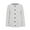 White, variant on Innerwin Jacket Cardigan Ladies Outwear Party Long Sleeve Fluffy Coat Khaki L