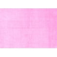 thumbnail image 1 of Ahgly Company Indoor Rectangle Solid Pink Modern Area Rugs, 2' x 5', 1 of 4
