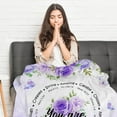 thumbnail image 3 of Christian Blanket Gifts for Women Faith, Birthday Religious Gifts for Women, Soft Prayers Blanket with Bible Verse Inspirational Thoughts, Get Well Soon Gifts for Women, 3 of 6