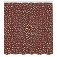 thumbnail image 3 of Chocolate Shower Curtain, Polka Dot Glaze with Sprinkles Bonbons Sweets Tasteful Bakery Goods Kids Cartoon, Fabric Bathroom Set with Hooks, 69W X 70L Inches, Multicolor, by Ambesonne, 3 of 3