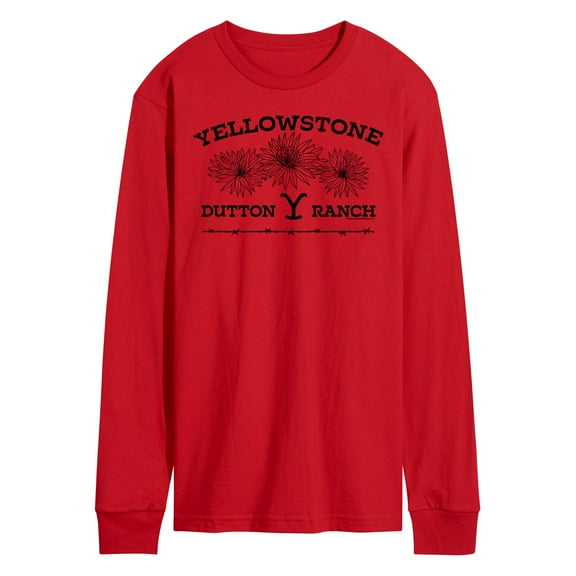 Yellowstone - Yellowstone Wildflowers - Men's Long Sleeve T-Shirt