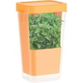 thumbnail image 7 of CSSJKYJ Fresh Herb Keeper for Refrigerator, Clear BPA-Free Herb Saver, Storage Container for Cilantro, Parsley Orange, 7 of 7