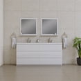thumbnail image 4 of Alya Bath Paterno 72" Modern Wood Freestanding Bathroom Vanity in White, 4 of 7