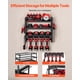 thumbnail image 4 of Organizador de herramientas electricas VEVOR de pared con 4 niveles para taladros y 4 soportes para taladros, 4 of 9