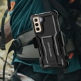 thumbnail image 7 of ExoGuard Belt Clip Holster and Case for Samsung Galaxy S21 5G Phone 6.2 Inch, Heavy Duty Belt Clip Holster and Adjustable with 360 Degree Rotation, No Screen Protector Black, 7 of 7