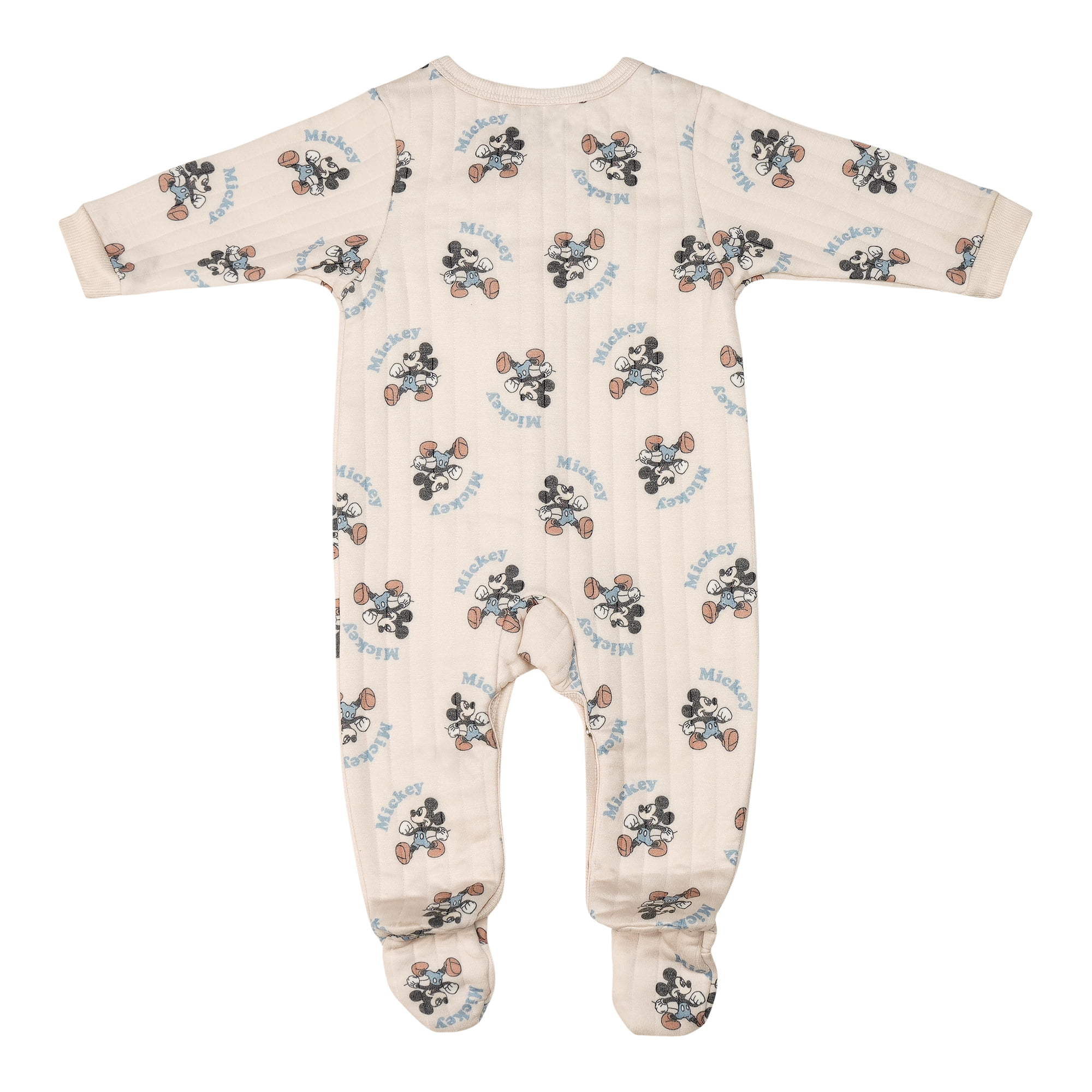 Disney Clothes Baby Boys 2-Pack Quilted Footed Coveralls - Mickey Mouse, Winnie the Pooh and Dumbo (0/3M-6/9M)