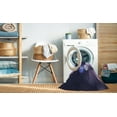 thumbnail image 2 of Ahgly Company Machine Washable Indoor Round Transitional Medium Purple Area Rugs, 7' Round, 2 of 7