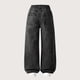 thumbnail image 5 of Pantalones vaqueros largos para niñas, de color liso, a la moda, ajustados, elásticos, acampanados, de poliéster, 5 of 5
