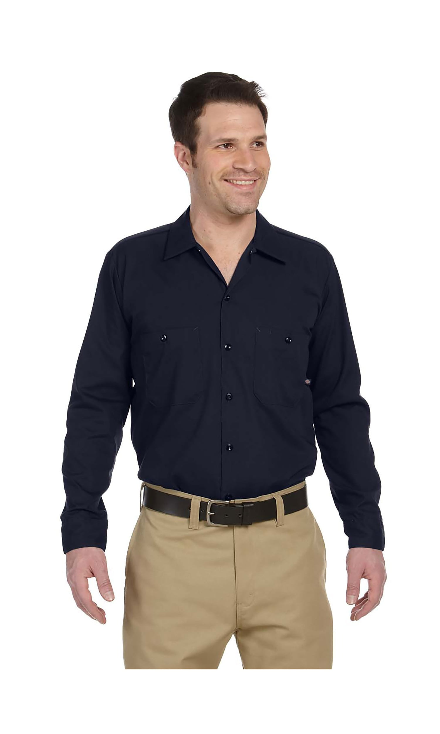 walmart dickies long sleeve work shirt