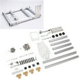 thumbnail image 1 of MATX Computer Open Case Bracket, DIY ATX M ATX Motherboard Chassis Set, Aluminum Bracket Open Chassis Support Hard Disk Expansion and 4 PCI Slots, 1 of 8