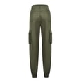 thumbnail image 6 of Women's Cargo Pants Joggers Lightweight Sweatpant Windproof Waterproof Running Hiking Pants Casual Trousers with Pockets, 6 of 6