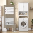 thumbnail image 5 of Yaheetech Over-the-Toilet Bathroom Cabinet with Adjustable Shelf,White, 5 of 10