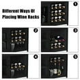 thumbnail image 6 of TROPOW Bar Cabinet,Removable Glass Rack, Industrial Wine Cabinet with Adjustable Wine Rack, Storage Metal Wood Sideboard Buffet, 6 of 9