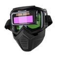 thumbnail image 1 of Casco de soldadura automático variable con oscurecimiento automático, protector desmontable para soldadura por arco, rectificado, taller, profesional,, 1 of 8