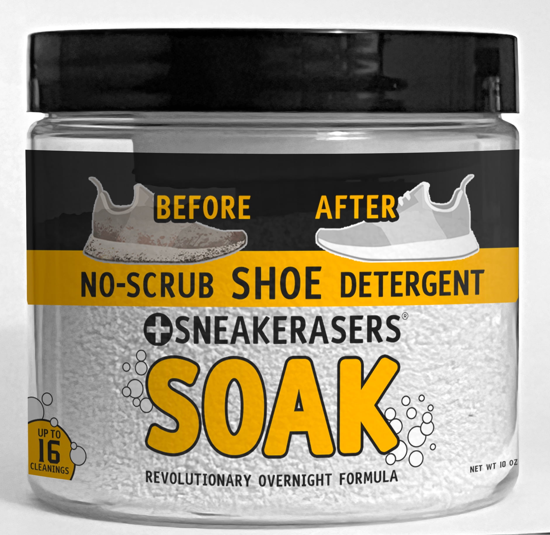 SneakERASERS SOAK Sneaker Detergent Casual Shoe Cleaner