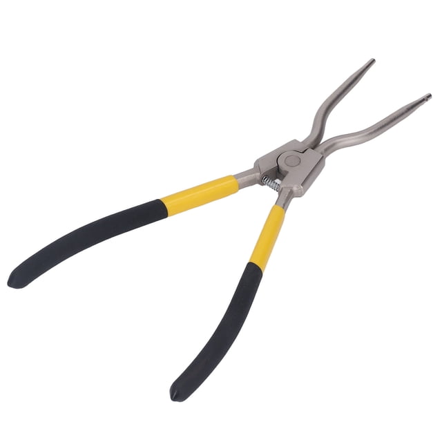 Outil d'Expansion de Ressort de Baignoire Extérieure, Acier au Carbone Anti-Déformation Poignée Antidérapante Laveur Ressort d'Expansion Outil de Retrait Résistance à la Corrosion Jaune pour Tuyau